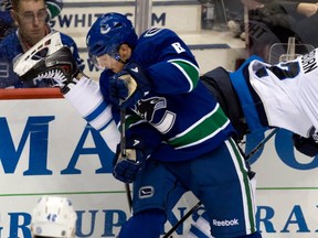 Yannick Weber of the Vancouver Canucks.