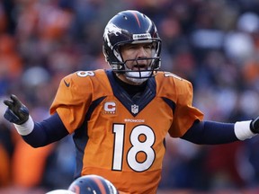 Peyton Manning of the Denver Broncos.