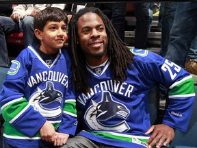 Richard Sherman is a famous Canucks fan. The Canucks are Seahawks fans too.