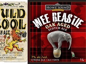 Scottish ale taste test at Pat's Pub: Russell Wee Angry, Granville Island Auld Skool, Howe Sound Wee Beastie