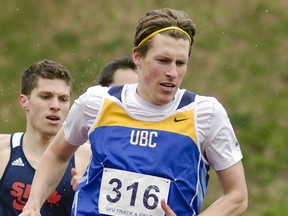 UBC's Luc Bruchet turned in Canada's fastest mile thus far in 2014 on Saturday in Seattle. (UBC athletics)