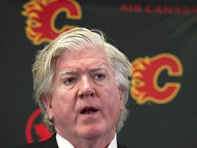 Flames Boss Brian Buke says he doesn't think much of the stats he's seen. THE CANADIAN PRESS/Larry MacDougal