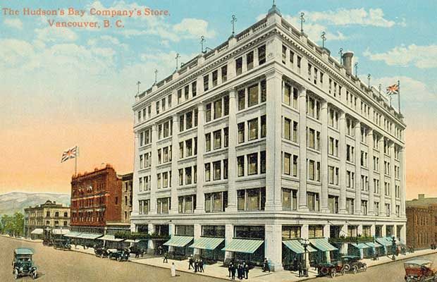 100th anniversary: Hudson's Bay's flagship Vancouver store by the ...