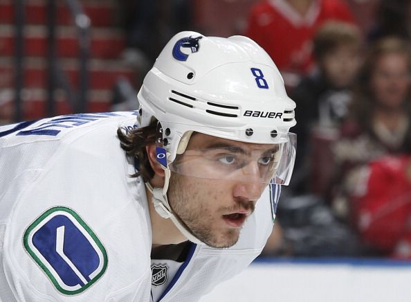 A hand injury will likely end the season for Chris Tanev.  (Photo by Joel Auerbach/Getty Images)