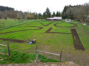 The farmers at Wind Whipped Farm in Metchosin use the first till of the season to send a message on Bill 24 (and the proposed changes to the ALR).