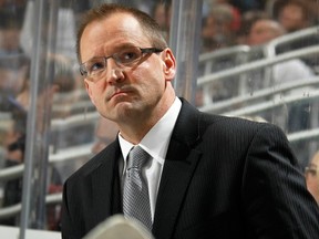 Penguins Dan Bylsma is in a curious limbo until Pittsburgh hires a new GM. (Photo by Gregory Shamus/NHLI via Getty Images)