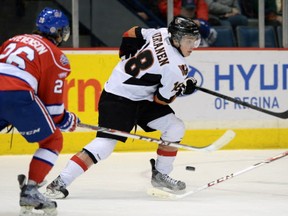 Canucks' prospect  Jake Virtanen has been invited to Canada's national junior team camp. (Don Healy / Leader-Post)