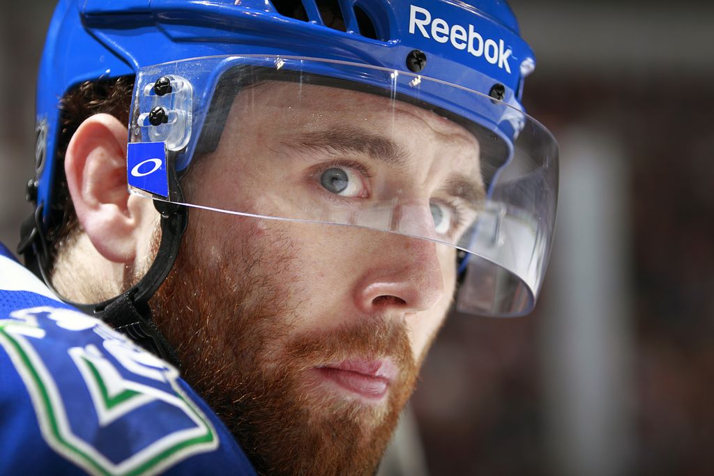 With another season left on is contract at $550,000. Ryan Stanton is a good financial and depth fit the for Canucks. (Getty Images via National Hockey League).