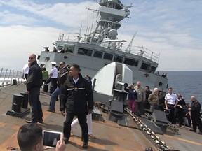 HMCS Winnipeg is a Halifax-class frigate that has served in the Royal Canadian Navy since 1996.
In 2014 she is scheduled to re enter service after an 18 month mid-life upgrade and modernization.