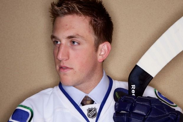 poses for a portrait during the first round of the 2009 NHL Entry Draft at the Bell Centre on June 26, 2009 in Montreal, Quebec, Canada.