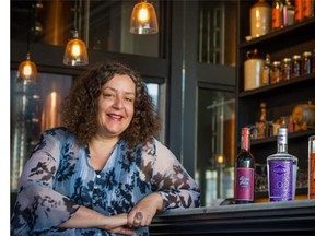 General Manager Miriam Karp at the Odd Society Distillery on Powell Street in Vancouver.