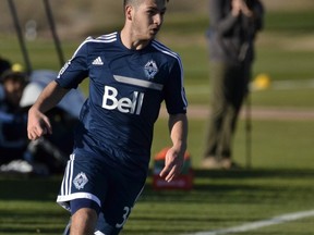 Whitecaps U-18 midfielder Marco Bustos.