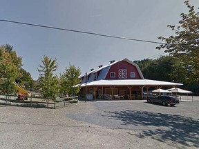 The main building at Maan Farms in Abbotsford, as seen on Google Street View.