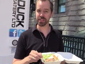 A la Cart's Jan Zeschky at Fat Duck Mobile Eatery, Vancouver food truck