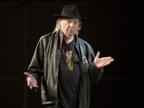 Neil Young will be one of the special guests when David Suzuki brings his Blue Dot Tour to Vancouver  (AP Photo)