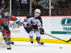 The Vancouver Giants traded away overage forward Joel Hamilton Friday night. (Getty Images.)
