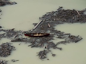 Mount Polley mine tailings pond disaster.