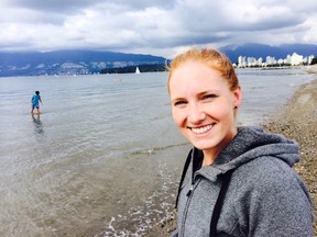 Vancouver's Taryn Lencoe will attempt to swim for 12 hours straight on Saturday at Kits Beach. She's raising money and awareness for MS.