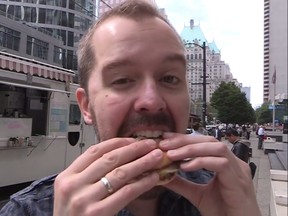 Jan Zeschky at Yolk's Breakfast street food truck, Vancouver BC | A la Cart