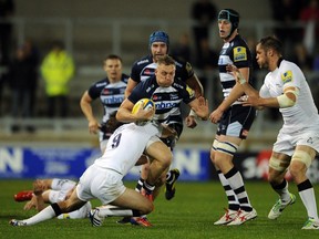 PCanada winger Phil Mackenzie and his Sale Sharks teammates are still on Canadian TV, but it'll cost you. (Photo by Chris Brunskill/Getty Images)