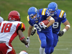 UBC's run game, led by Brandon Deschamps, looks to take a big step forward Saturday against No. 2 Calgary. (PNG photo)