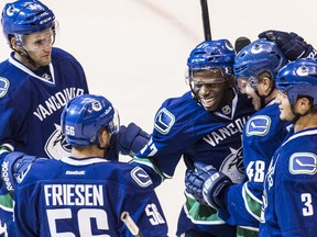 Jordan Subban played well in his only 2014-15 preseason game. (Steve Bosch  /  PNG)