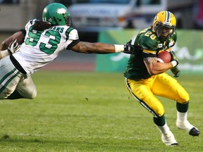 Jesse Lumsden had a solid CFL career, then went to the Olympics as a bobsledder. Can he make a go at rugby sevens? (Bruce Edwards/Edmonton Journal)