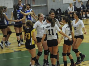 The Kelowna Owls check in at No. 3 in the first BC senior girls Quad A volleyball rankings of the season. (PNG file photo)