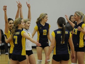 High school volleyball and other fall sports, are pushing ahead in BC public schools, but not with the same numbers as in past years. (PNG file photo)