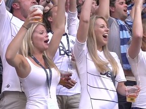 A screen grab from the Vancouver Whitecaps latest promotion to sell 2015 season tickets.