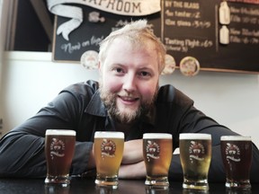 Steamworks craft beer brewmaster Caolan Vaughan, Vancouver BC