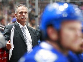 Willie Desjardins behind the Canucks bench. Ed and Paul ponder whether he'll be there next season.