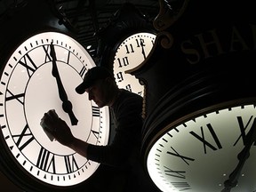 Clocks across B.C. go back one hour at 2 a.m. on Sunday, Nov. 2. (AP files)