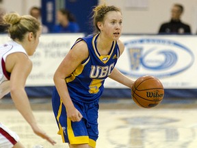 Former Handsworth Royal and Boise State Bronco point guard Diana Lee made her UBC debut on Thursday at War. (Photo -- UBC athletics)