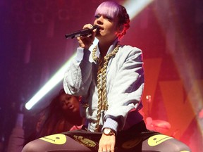 British pop singer Lily Allen will play a sold out show at the Commodore Ballroom on October 5 (Photo by Owen Sweeney/AP)