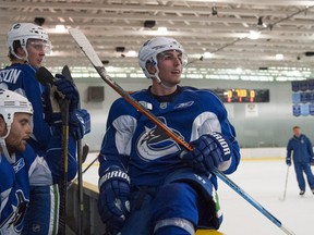 Alex Burrows away from the Sedins? Why should that start working now? (Richard Lam/PNG)