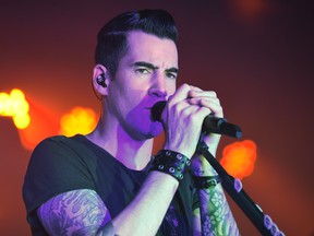 Platinum-selling rock quartet, Theory of a Deadman, bring their Savages Tour to the Commodore Ballroom on November 11 (Photo by Dave Kotinsky/Getty Images)