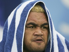 Trevor Leota, star of Samoa and Wasps, now lives and coaches in Edmonton.  (Photo by Adam Pretty/Getty Images)