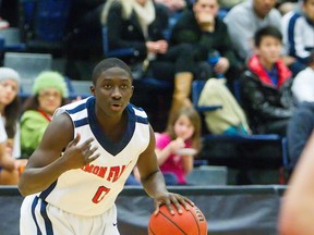 Simon Fraser senior point guard Sango Niang is ready to lift his game to new level this season with the Clan. (Ron Hole, SFU athletics)