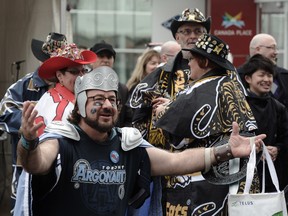 VANCOUVER, BC., November 27, 2014 -- Action from the Calgary Grey Cup Committee's annual Pancake Breakfast  in Vancouver, BC., November 27, 2014.  (Nick Procaylo/PNG) 00033215B  [PNG Merlin Archive]