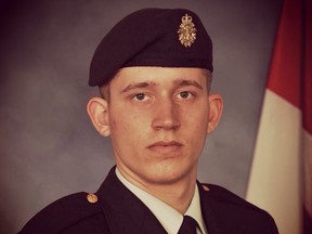 Private Steven Allen died from injuries he sustained during training in Wainwright, Alta., on Nov. 3.  (THE CANADIAN PRESS/Department of National Defence files)