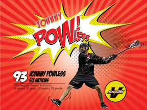 The Vancouver Stealth are trying to turn some of their stars, like Johnny Powless, into super heroes. (Vancouver Stealth.)