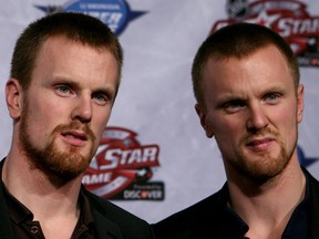 The Sedins have been all stars before, but 2014 appears to be the year Vancouver fans said "meh".  (Photo by Bruce Bennett/Getty Images)