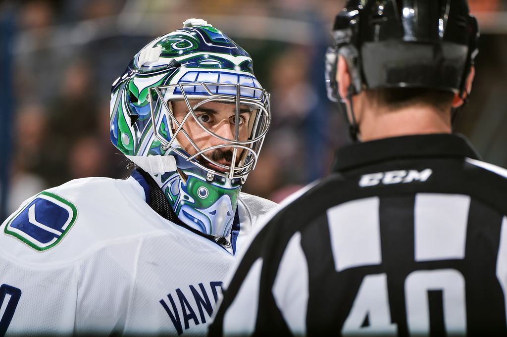 Ryan Miller is expected to start against Calgary. (Getty Images files)