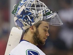 Goaltender Eddie Lack is expected to get the start against the Jets on Tuesday. (AP Photo)