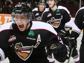 Jackson Houck had two goals to lead the Vancouver Giants to a 3-2 win over the Portland Winterhawks on Friday. (Vancouver Giants photo.)