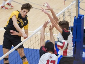 Kelowna Owls' Devon Cote is The Province's 2014 boys volleyball Player of the Year. (Richard Lam, PNG)