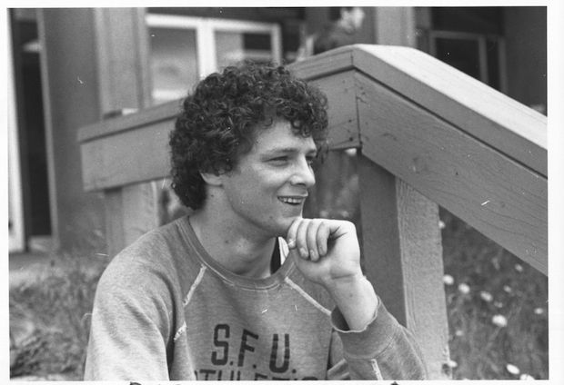Terry Fox in his days at SFU (SFU athletics)