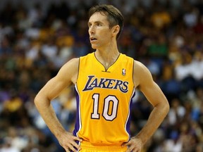 He's B.C. high school basketball's all-time favourite son, and our perfect 10. What better standing symbol of our weekly Big 10 rankings than Mr. Steve Nash. (Getty Images)