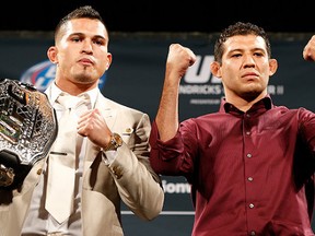 Anthony Pettis and Gilbert Melendez